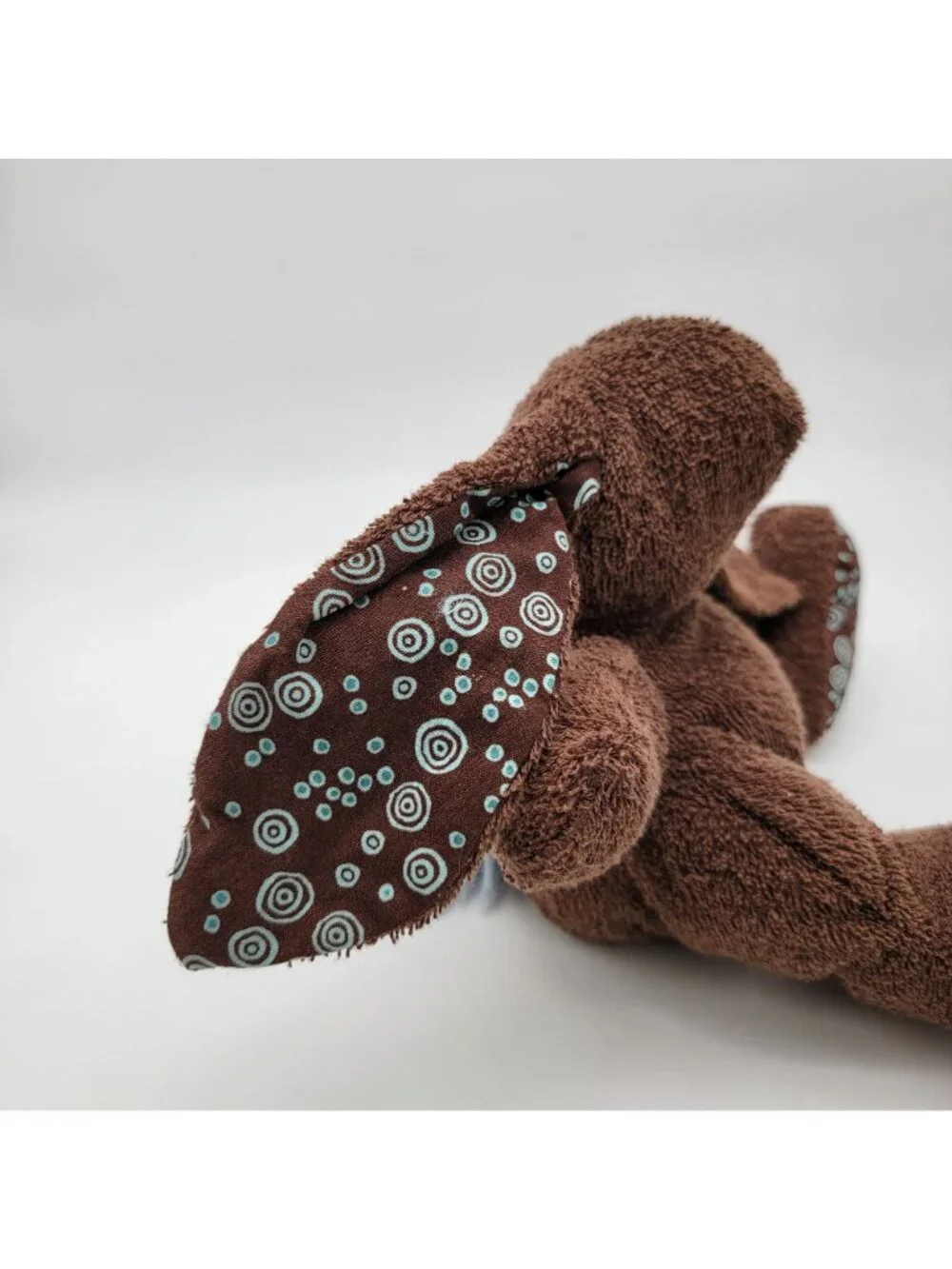 Yellow Horse Art Studios Plush Brown Terry Cloth Bunny